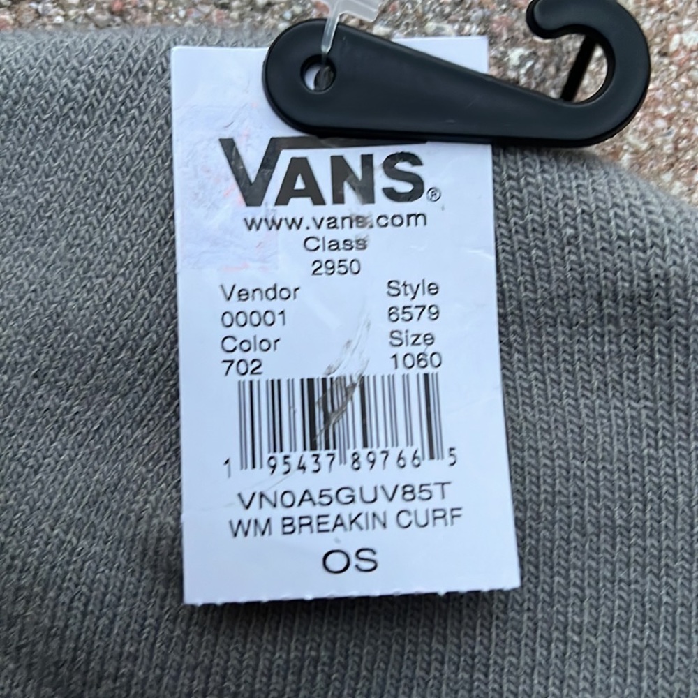 Vans WM Breakin Curf Grey Beanie Skateboarding Hat Women & Men VN0A5GUV85T - Picture 16 of 16